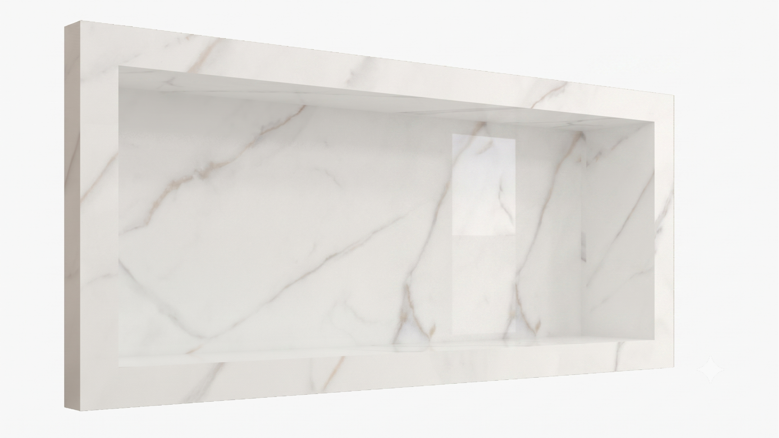 Decora Marmo 30x80 cm • Borda dupla