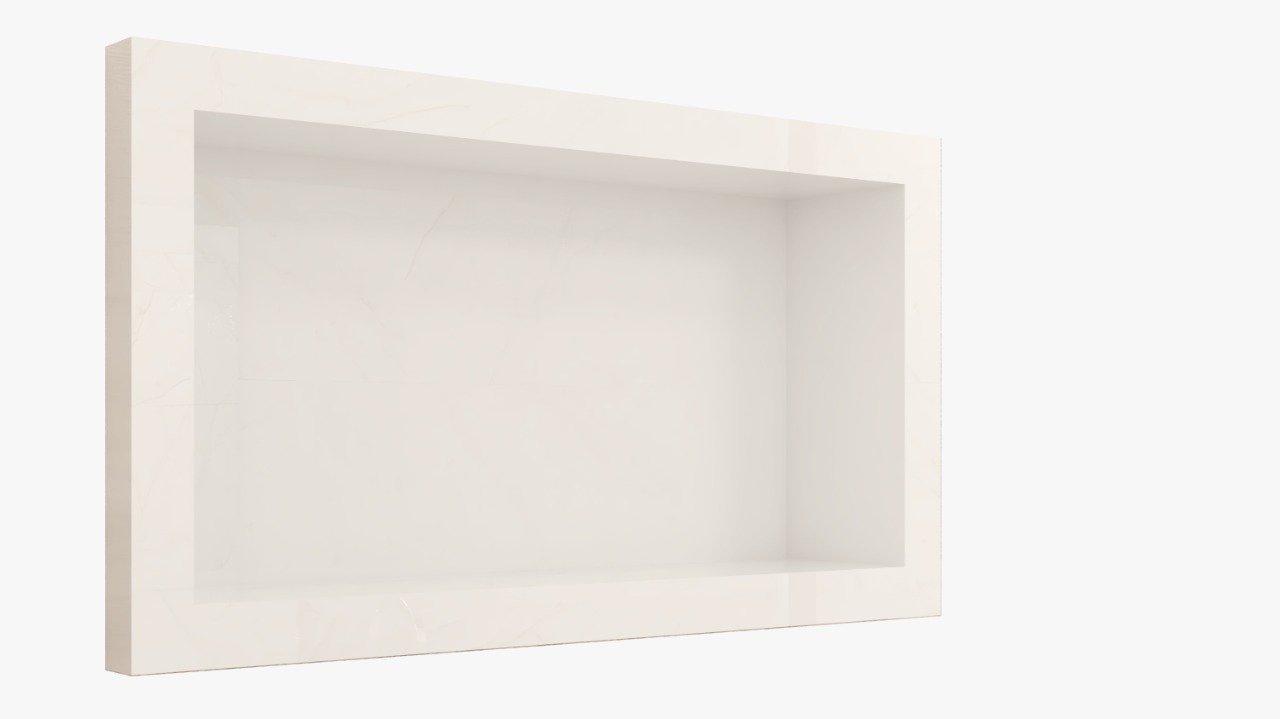 Iris Bianco 30x60 cm • Borda simples