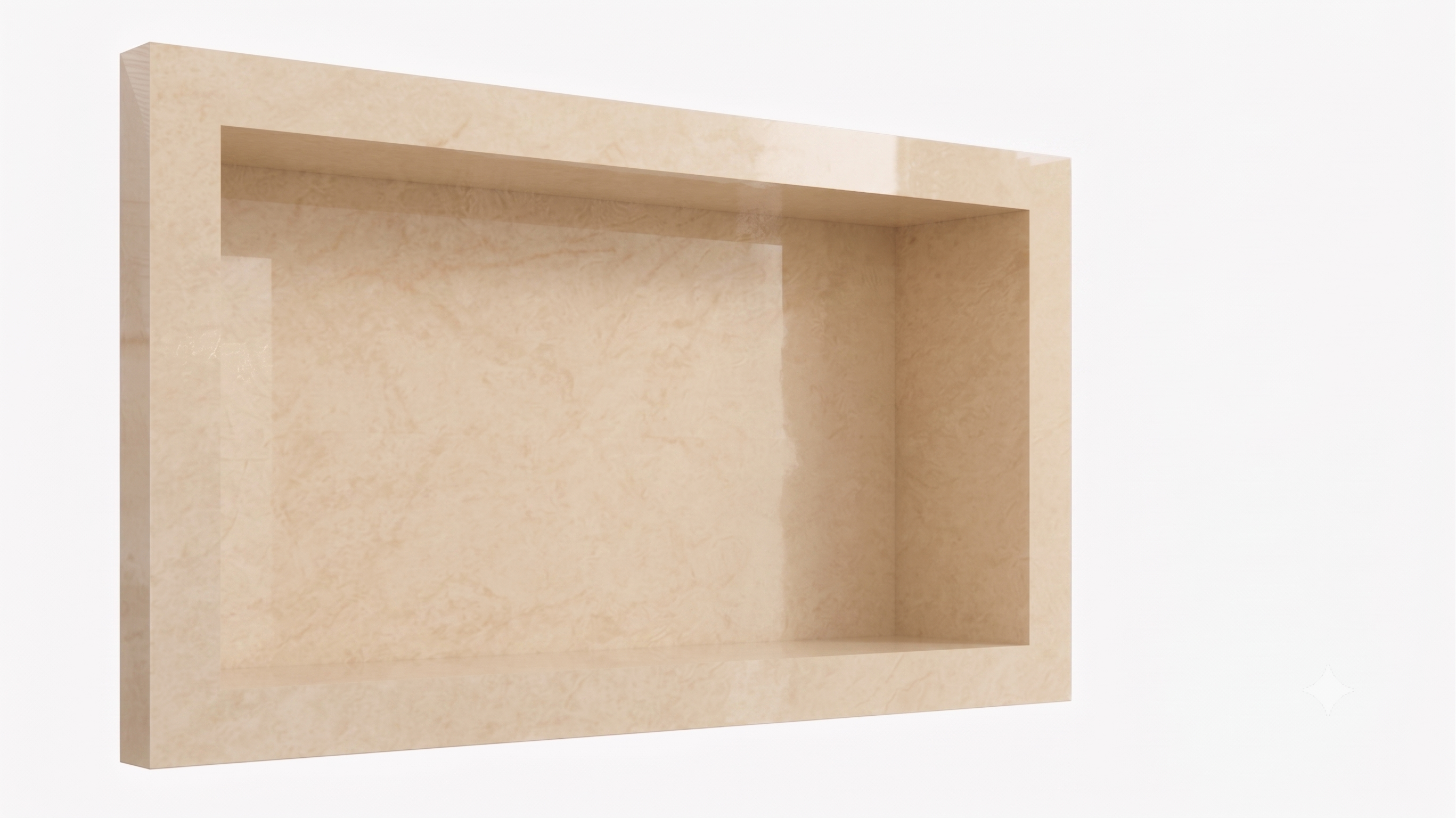 Iris Crema 30x60 cm • Borda simples