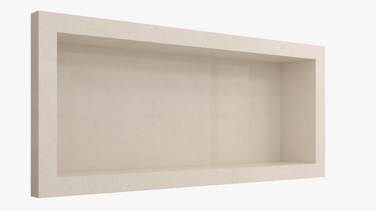 Iris Crema 30x80 cm • Borda dupla