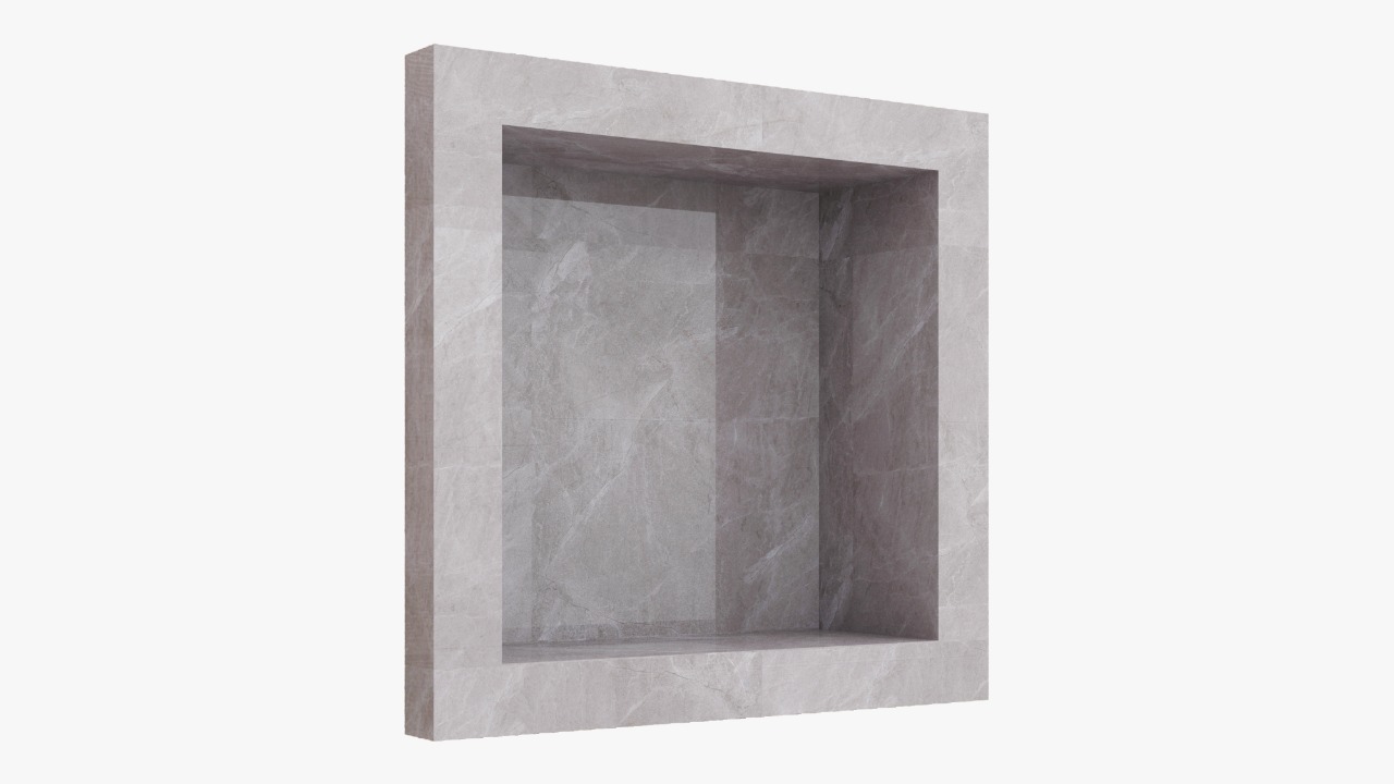 Iris Grigio 30x30 cm • Borda dupla